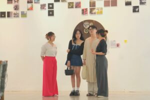 Visitors at Calm Exhibition by Concept Tử Tế, the top Vietnamese Branding Agency