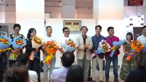 Opening Ceremony at Calm Exhibition at Ho Chi Minh University of Fine Arts. By Concept Tử Tế, the top Vietnamese Branding Agency