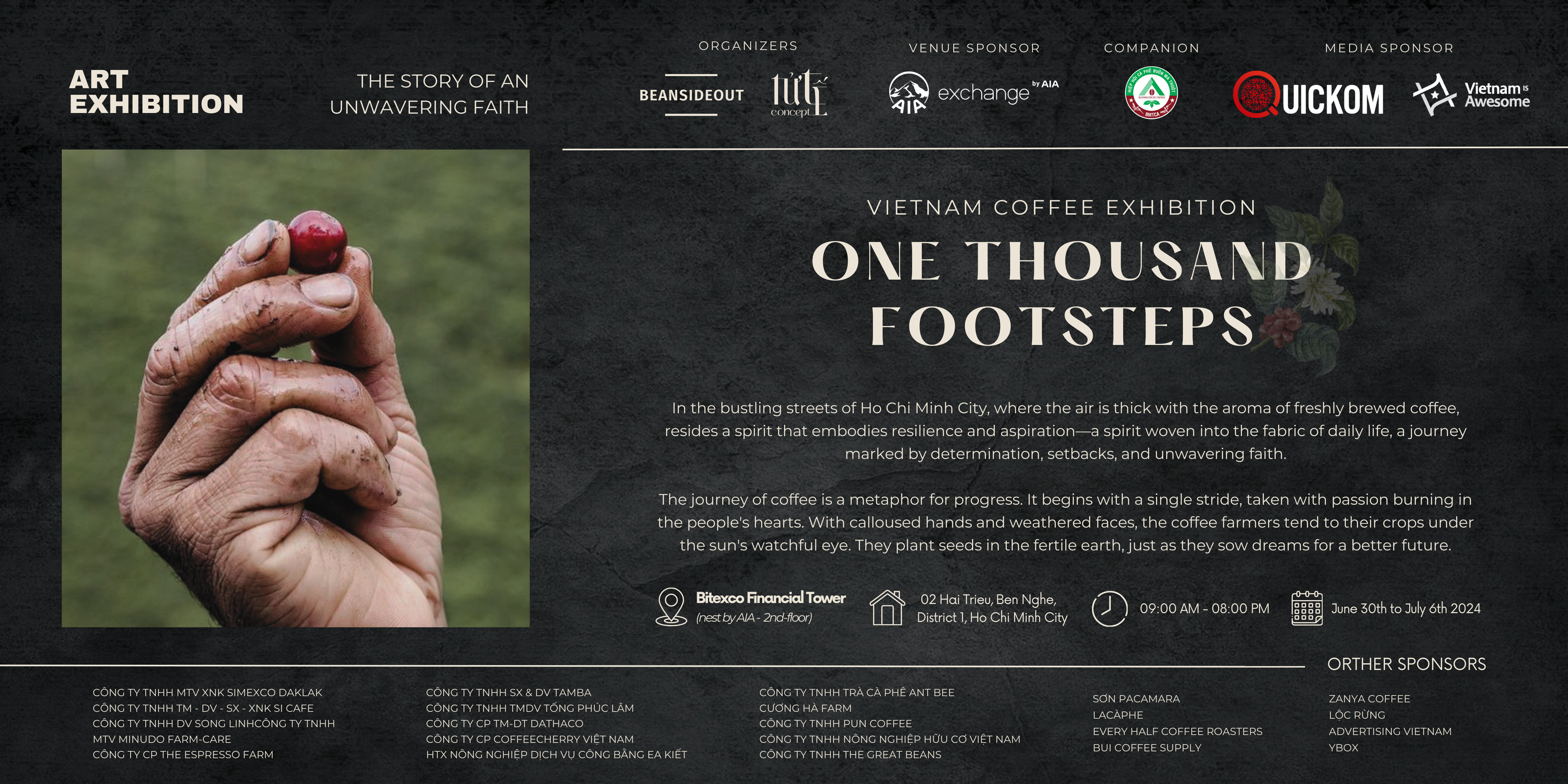 From Bean to Cup Exbibition by Concept Tử Tế, the top Vietnamese Branding Agency